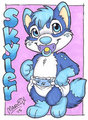 My first badge from Marci  by SkylerWuffy