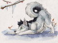 Twitcher Snowhound by SilentRavyn