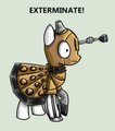 EXXXXXTERMINATE! My Little Pony - Dalek!  by BitsyArt