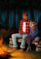 The Bear and the Foxie Male