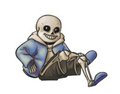 Undertale-Sans Doodle by Geck0