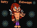 Wolfgang as Jon Talbain for Halloween