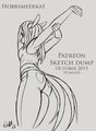 Patreon: Sketch Dump Oct 2015 by HobbsMeerkat