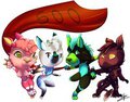 chibi party by VeloArtwork