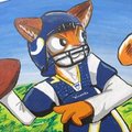 American football: snap