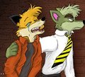 Wupp and Ray by lobowupp