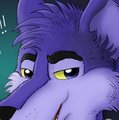 Big Blue Fox by lobowupp