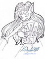 Sophie Snowblossom lineart