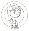 Blue - Circle Portrait by BlueSc
