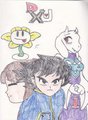 DimensionsXUndertale vol.1 cover by nanokoex