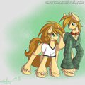 side by side