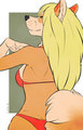Bikini Akita by CoffeeStain