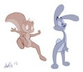 Red Squirrel & Blu Bunz