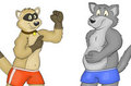 Muscles and fat by Mifox