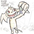 a large mokvwap eating people regardless their origin or social class. by miw
