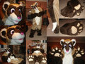 Alkali the Ferret Fursuit by Tinkerdarn