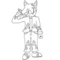 Crash Course Ink - Mobian Frostcat