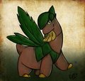 Tropius by blackberrypie