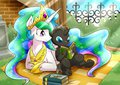 [Changeling Book Side Art] Celestia's Dream