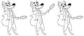 W.I.P. video game character by reptifur