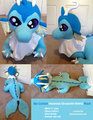 Vaporeon/Dragonite Hybrid Plush