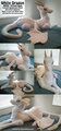 HUGE White Dragon Custom Plush by bigsexyplush