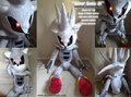 "SIlver Sonic III" Custom Plush by bigsexyplush