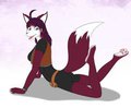 Fox in dinos clothing
