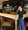 In a bar. by Sayrinn