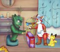 [C] Potty monster!