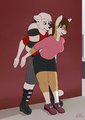 Teasing the poor Tiger by Webster