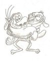 Ren and Stimpy by CheesyBear