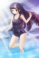 Bathing Beauty Bookworm by lumineko