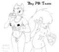 Daily Sketch 70 - Tease