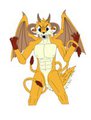 Halloween Giftart - Vladimir Diablo/Gryphon by Wolfirhart