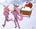 ych : oh oh oh bondage christmas  by Dmcfurry