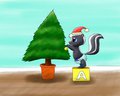 Decorating the Tree by OzzieKitSkunk