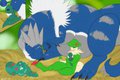 Baby ( grass ) dragons by Syntex