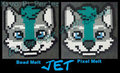 Jet Mini-Headshot (Original Pattern)