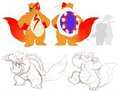 moonwulf sketches +ref