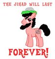 Pony Mohamed is NOT amused.