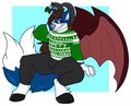 Waiting under the Mistletoe by JacobWolfwing