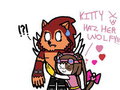 KITTY HAZ HER WOLFY