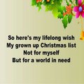 My Grown-Up Christmas List