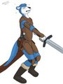 Little otter, big sword