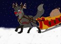 Christmas Giftart - Tweindeer by Wolfirhart
