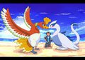 Lugia X Hooh by shoxxx