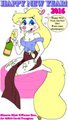 Happy Minky New Year 2016 by tpirman1982