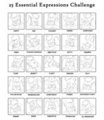 25 expressions (DarkX version) by ItaX