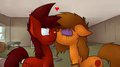 Venus Kissing Mars on the Cheek